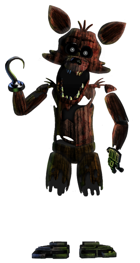 FNAF 4 Nightmare Foxy full body by Enderziom2004 on DeviantArt