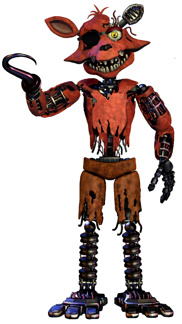 FNAF 2 Withered Foxy full body by Enderziom2004 on DeviantArt