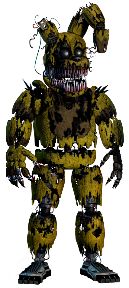 FNAF 4 Nightmare Spring Bonnie ( remake ) by Enderziom2004 on