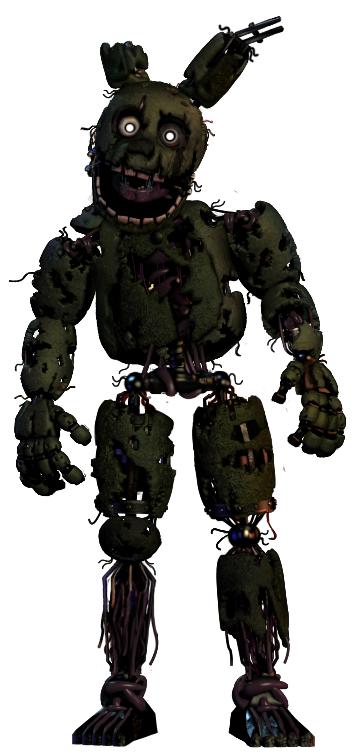 FNAF SL Dark Springtrap full body by Enderziom2004 on DeviantArt