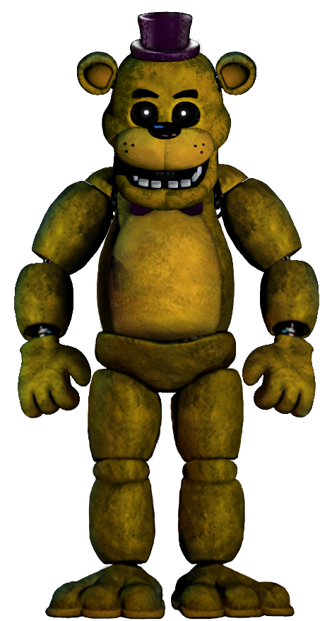 FNAF-C4D) Nightmare Fredbear Jumpscare by TheRayan2802 on DeviantArt