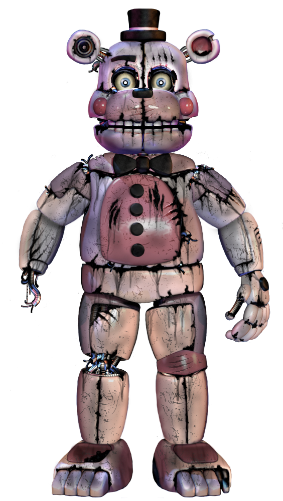 FNAF 2 Withered Foxy full body by Enderziom2004 on DeviantArt