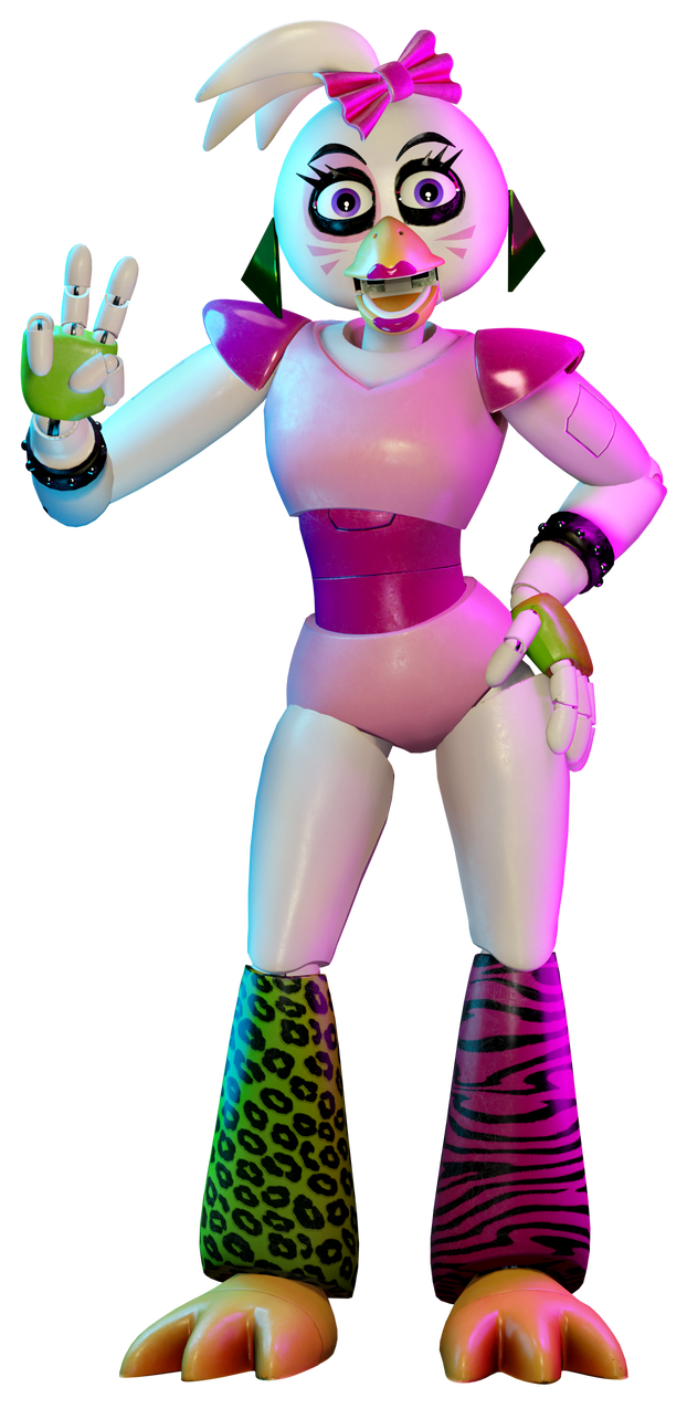FNAF SB Glamrock Chica full body by Enderziom2004 on DeviantArt