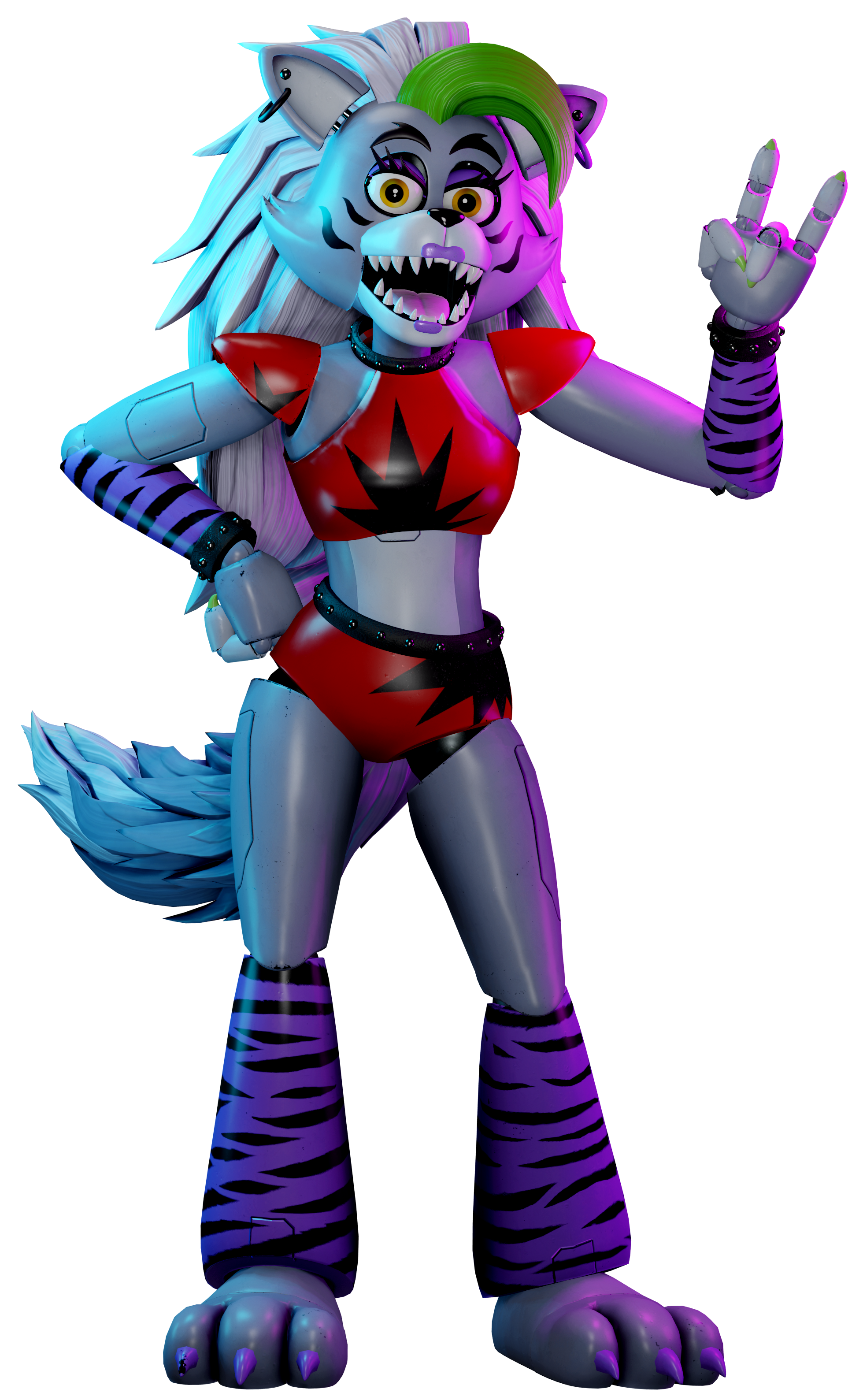 FNAF SB Roxy full body by Enderziom2004 on DeviantArt, fnaf sb roxy 