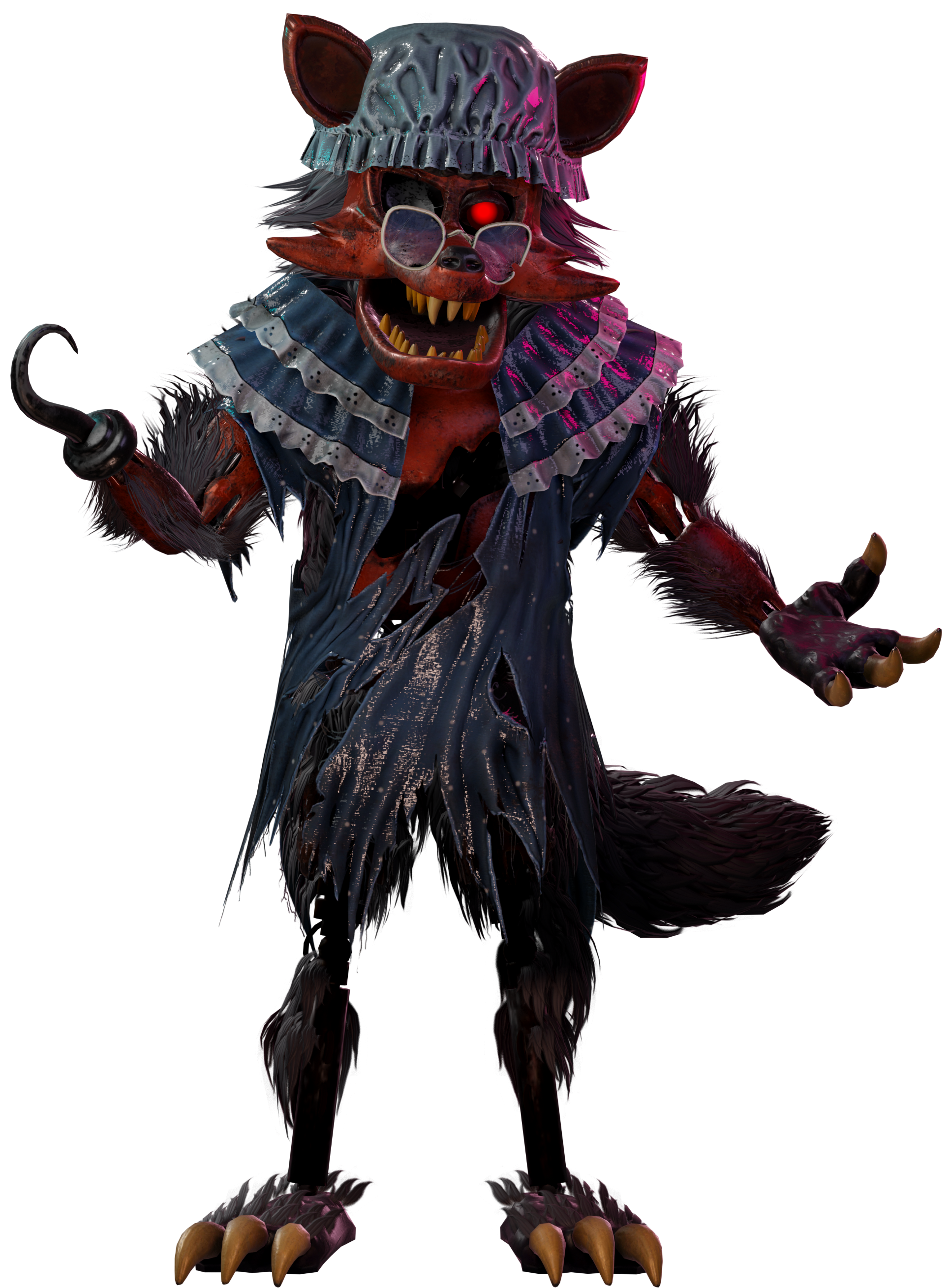 FNAF 2 Withered Foxy full body by Enderziom2004 on DeviantArt