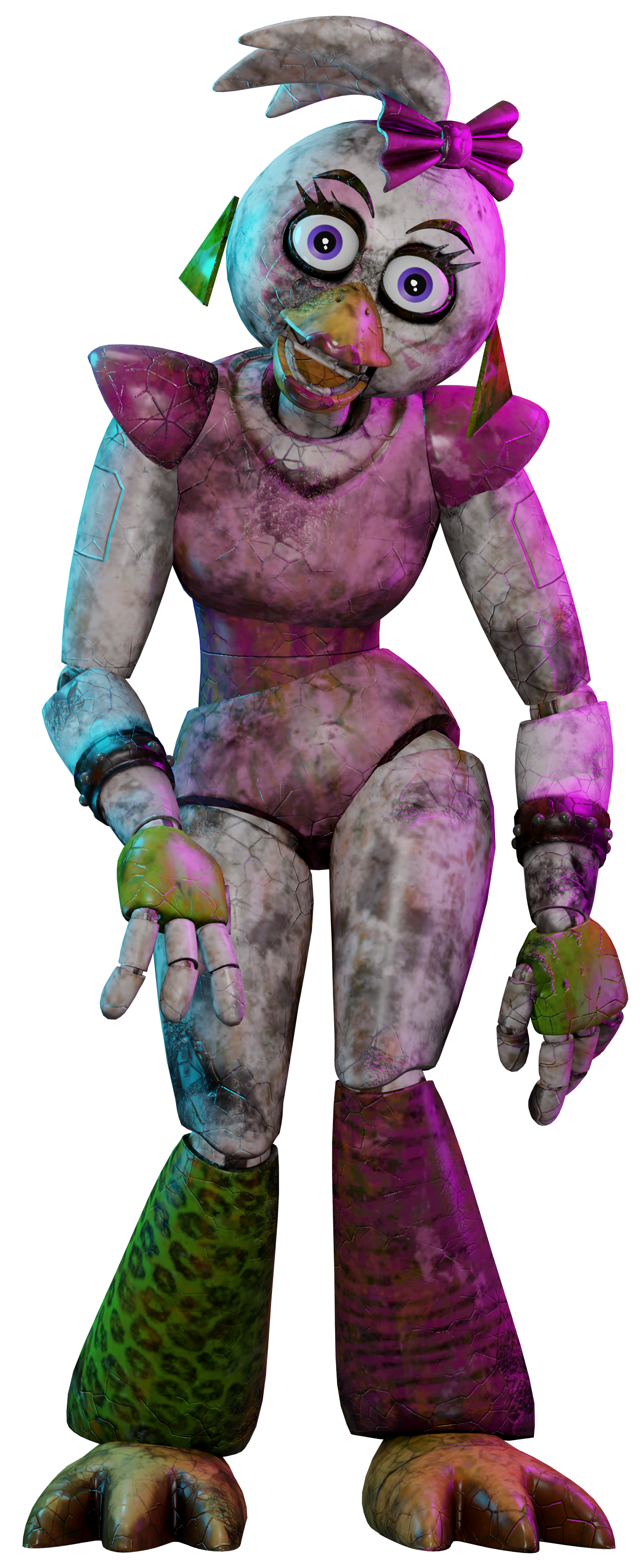 Withered Chica Full Body PNG by BrussPictures on DeviantArt