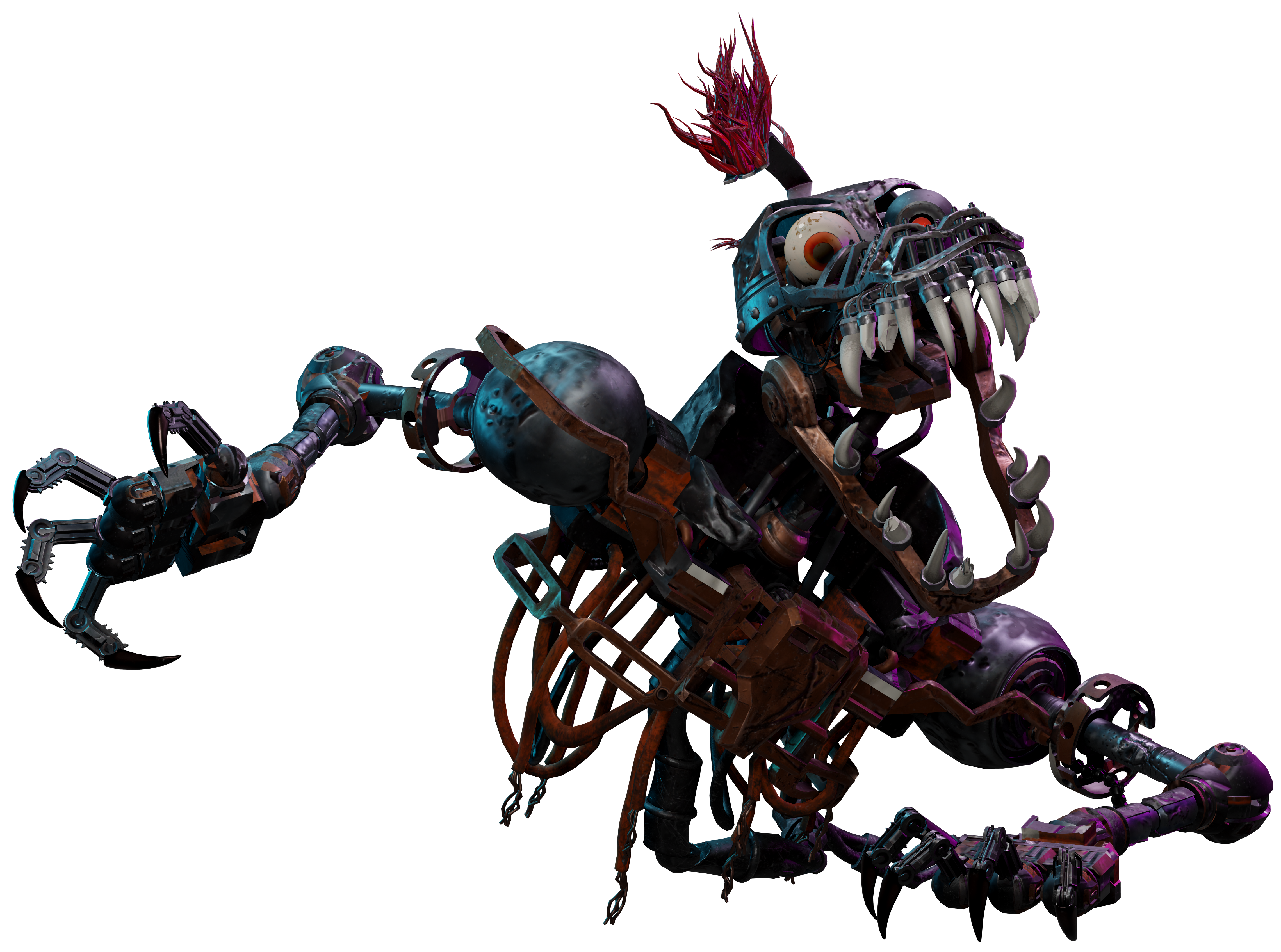 racc ЯK on X: Youtooz FNaF SB: RUIN 'Creature' *FAN* Concept / X,  glitchtrap fnaf ruin