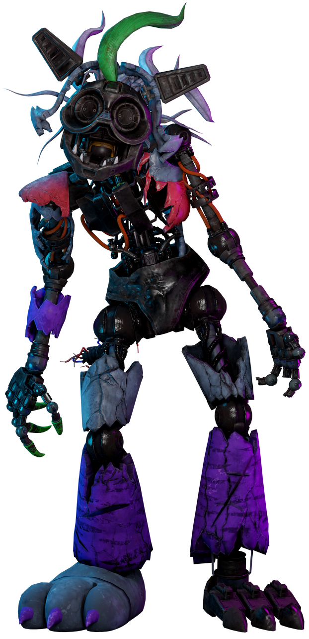 FNAF SB Ruin Ruined Roxy full body by Enderziom2004 on DeviantArt