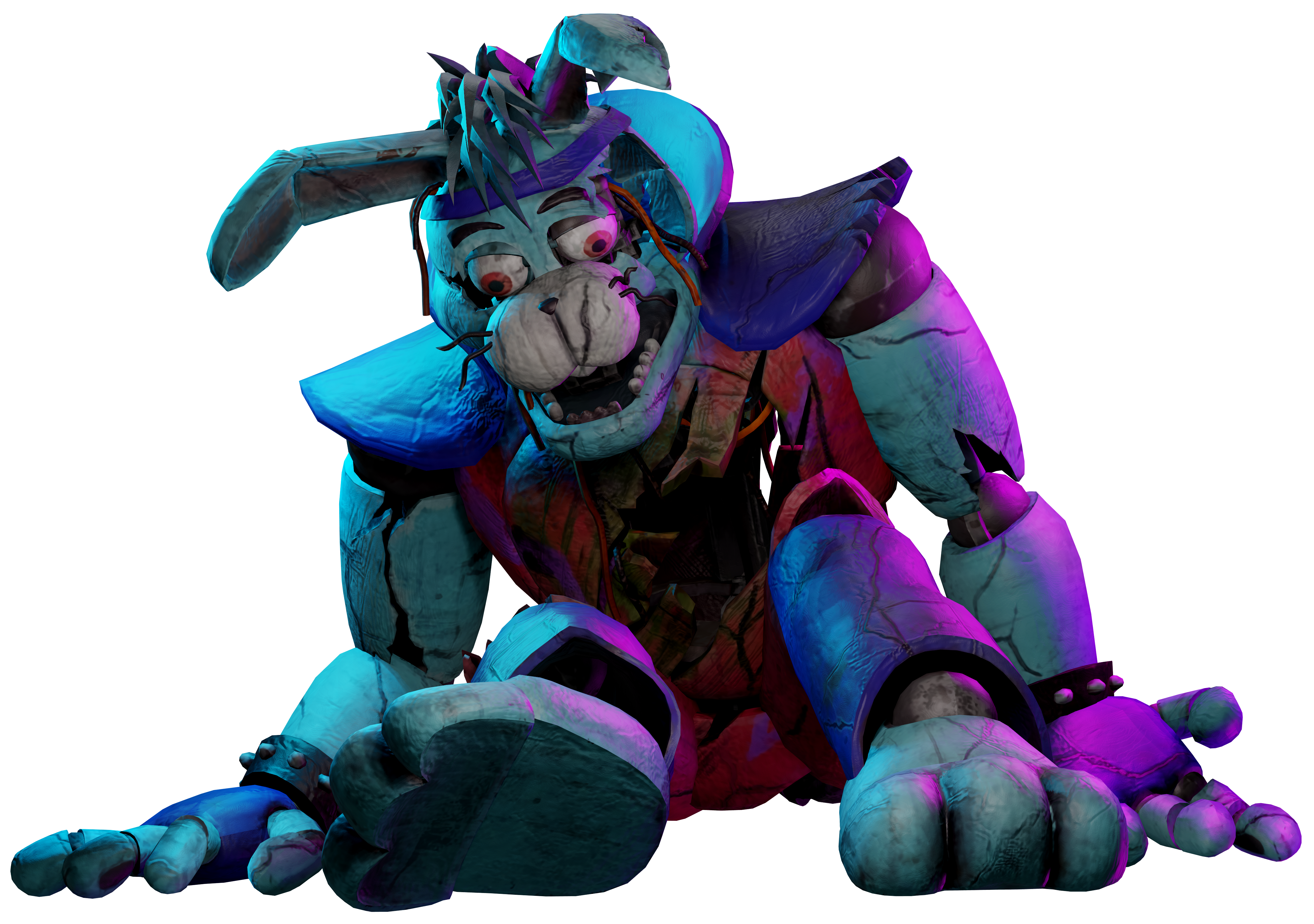 FNaF SB Ruin Glamrock Bonnie by aleskywalker20 on DeviantArt