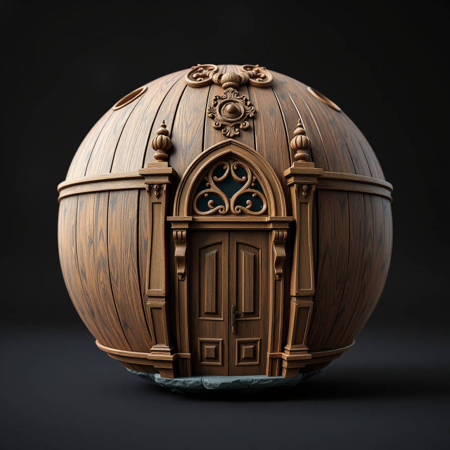 Adobe Substance Designer Sphere Ball Rendering Of