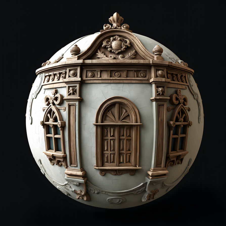 Adobe Substance Designer Sphere Ball Rendering Of
