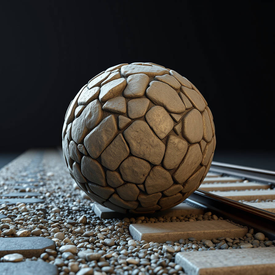 Adobe Substance Designer Sphere Ball Rendering Of
