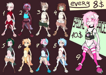 8-10$ Adoptables - OPEN