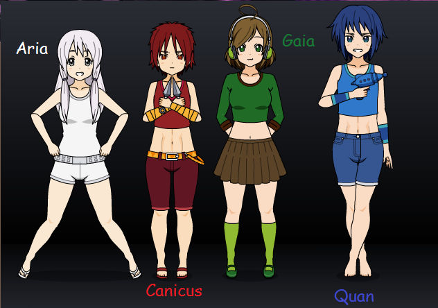 Elemental OC's by periodsaresharkweek on DeviantArt