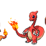 Charmander/Dratini Evolution Line Sprite Fusion