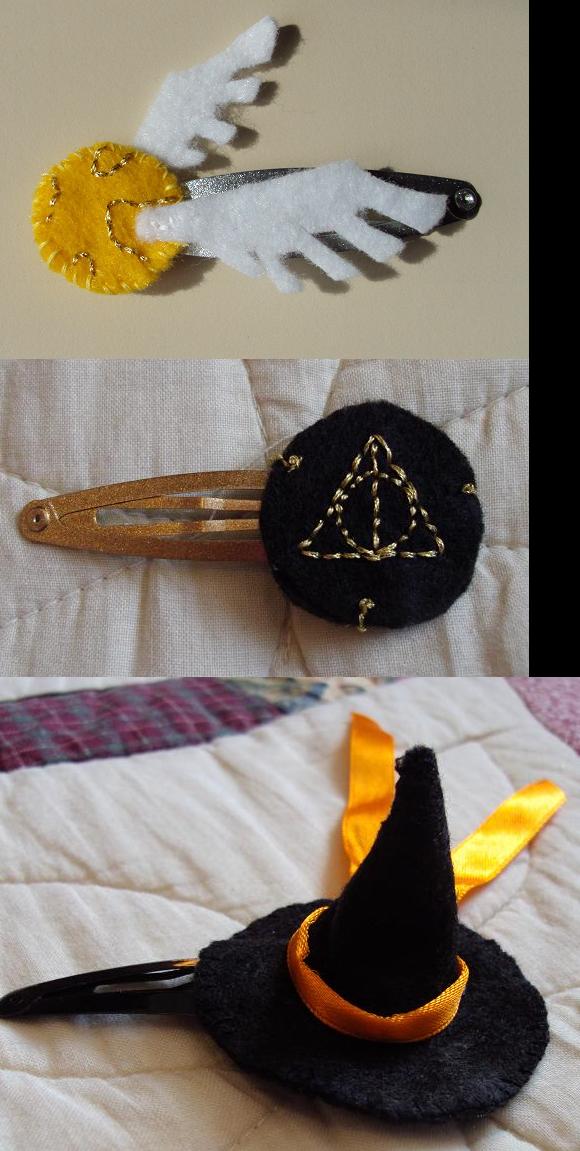 Harry Potter hair slides