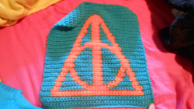 Deathly Hallows Pop Art blanket