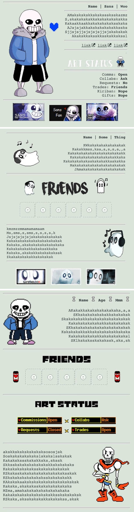 Undertale code pack #3 by My-test-accountt
