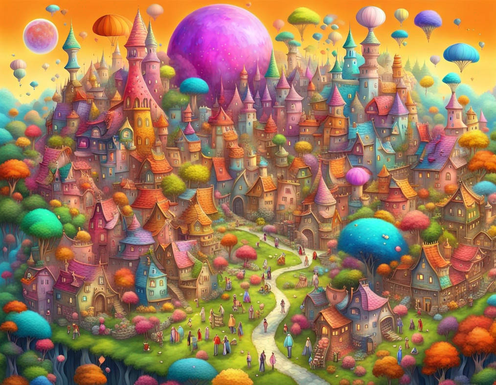 Fanstasy Color World Examples #this Colourful Fantasy Normal World For# All The by sarasura on DeviantArt