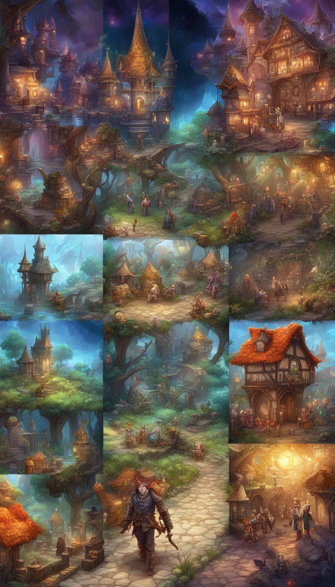 Normal World Landscape #this Colourful Fantasy Normal World For# All The by sarasura on DeviantArt