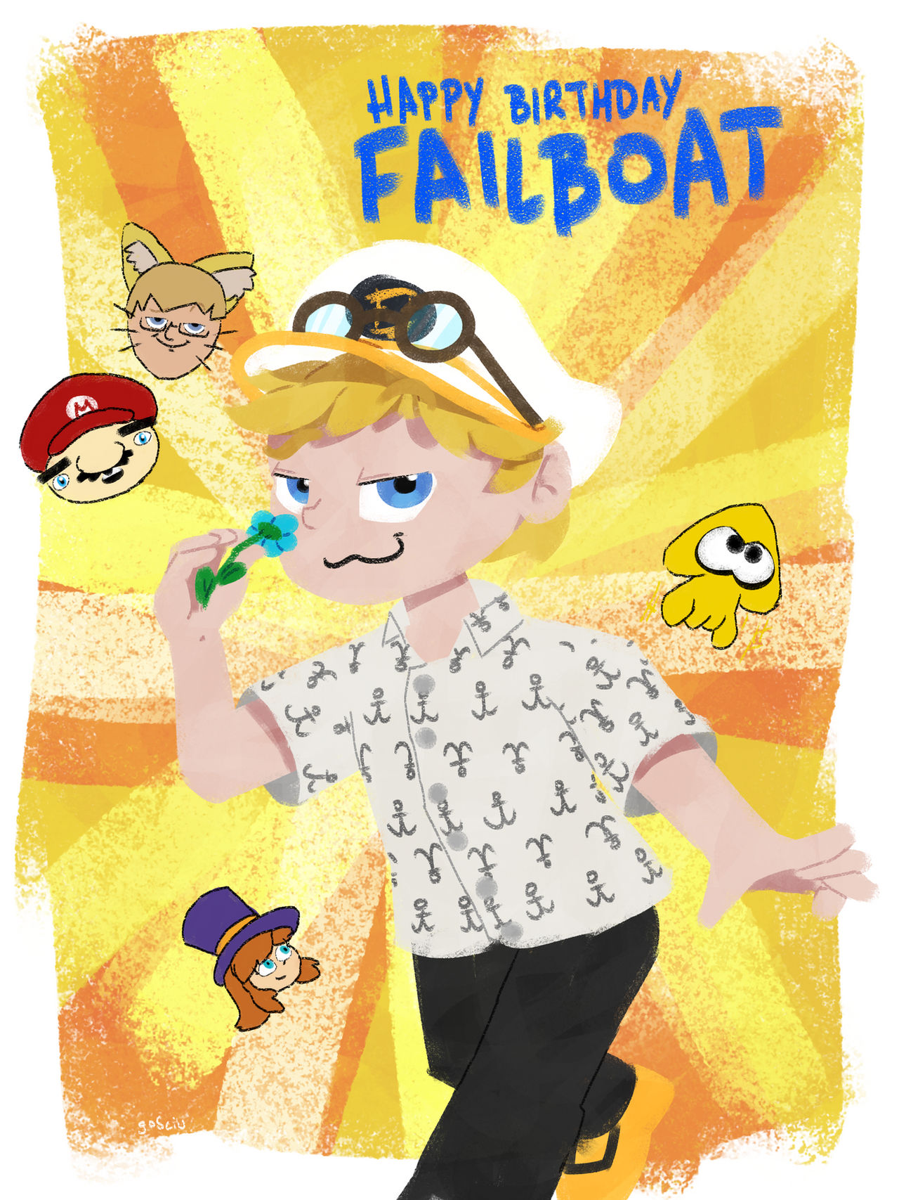Past Works - Failboat's Birthday by goSciuArt on DeviantArt