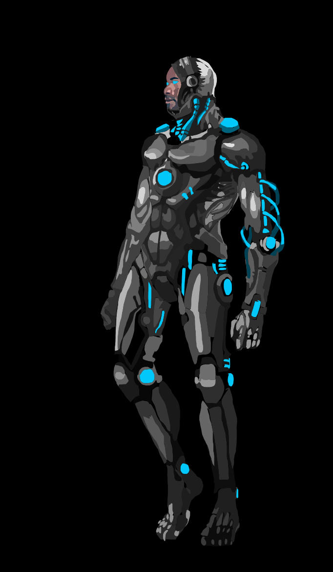 Cyborg Reprograming Cyborg redesign by Harlequins-Graveyard on DeviantArt