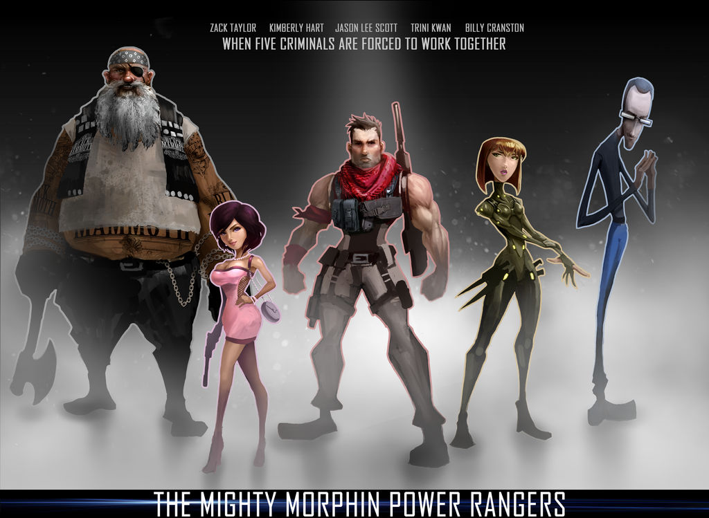 The mighty Morphine Power Rangers Human by Peachlab on DeviantArt