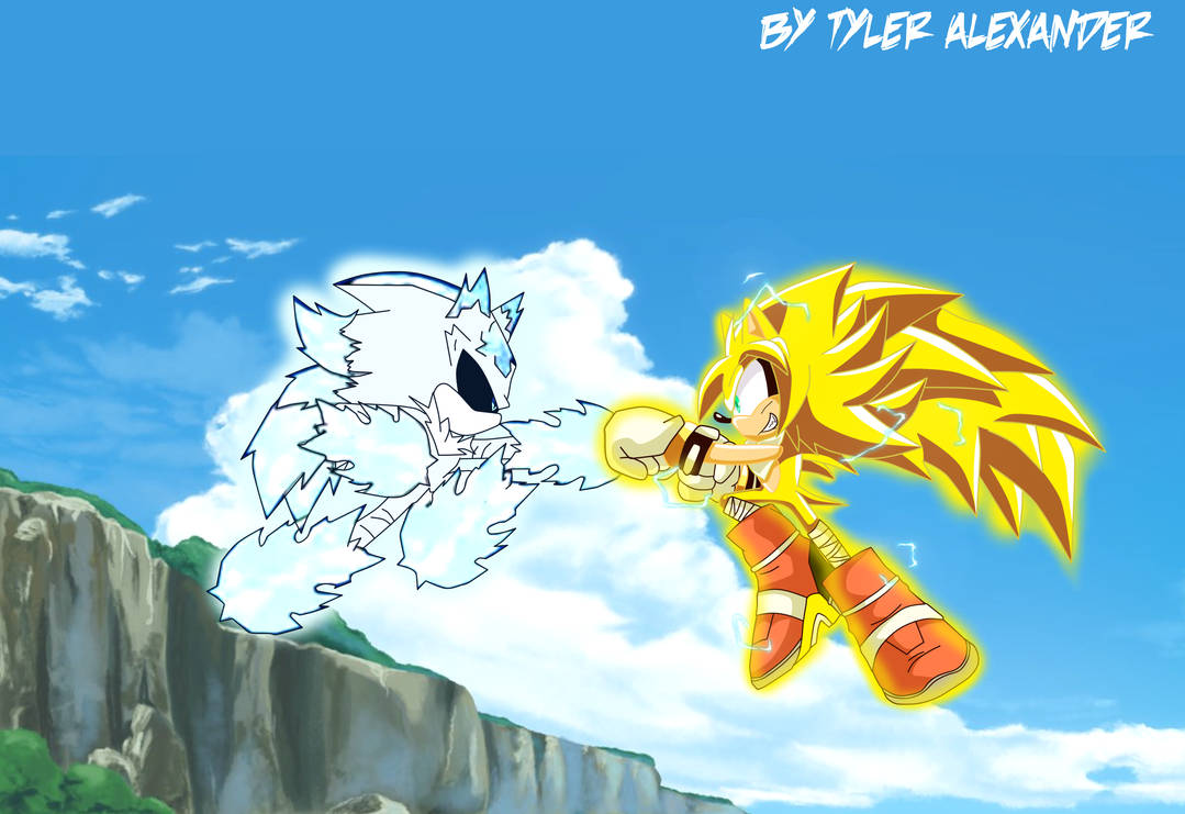 Super Sonic / Hyper Sonic Comparison by Nzar2 on DeviantArt
