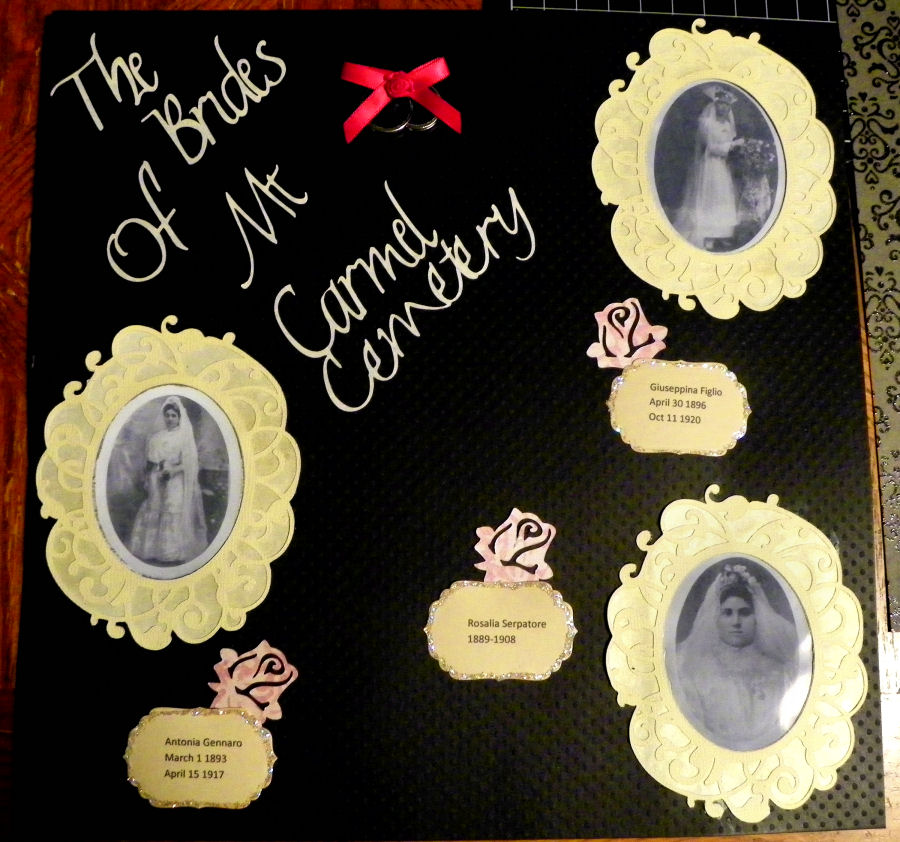 Scrapbook Layout The Brides