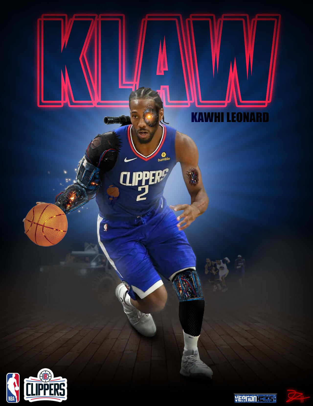 Kawhi Robot Claw by vernhix7 on DeviantArt