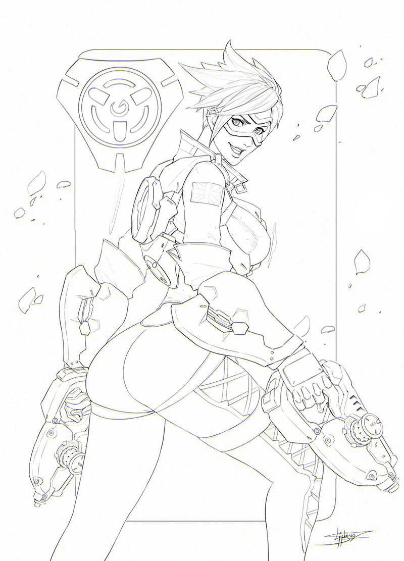 Tracer : Overwatch Fanart