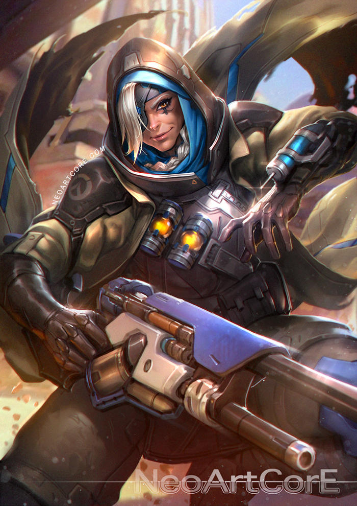 Ana Overwatch Fanart by NeoArtCorE on DeviantArt