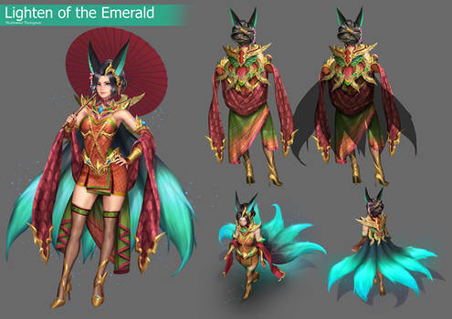 Liliana : Lighten of the Emerald Skin