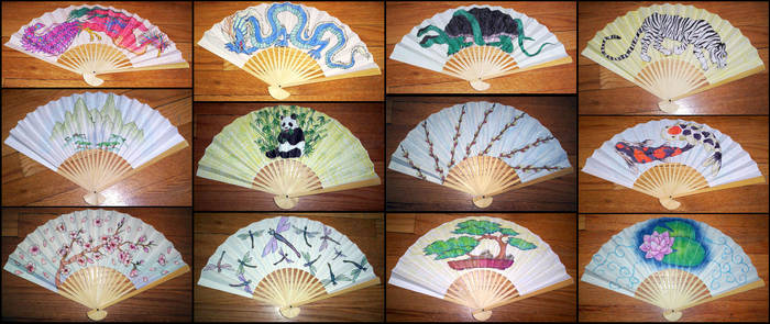 Folding Fans - AB2007