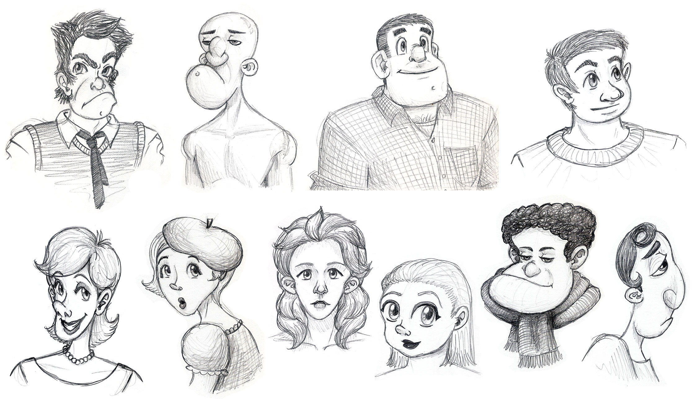 Sketchdump - Caricatures (set 1)