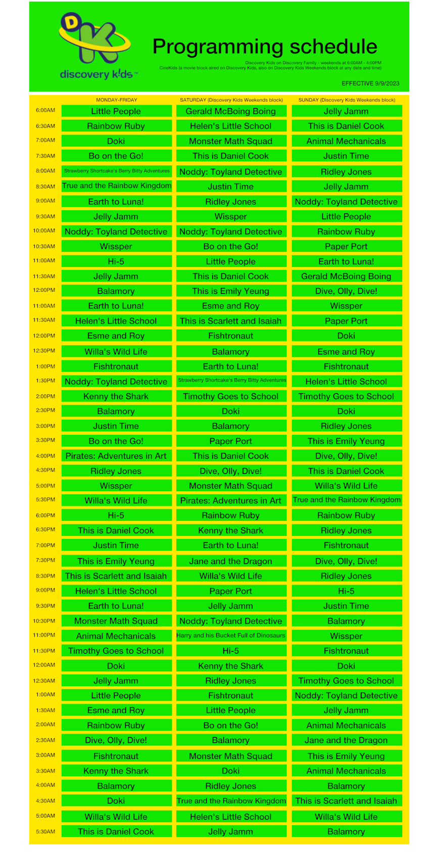 For Warner Bros. Discovery to do this schedule! by Adrick00 on DeviantArt for-warner-bros-discovery-to-do-this-schedule-by-adrick00-on-deviantart