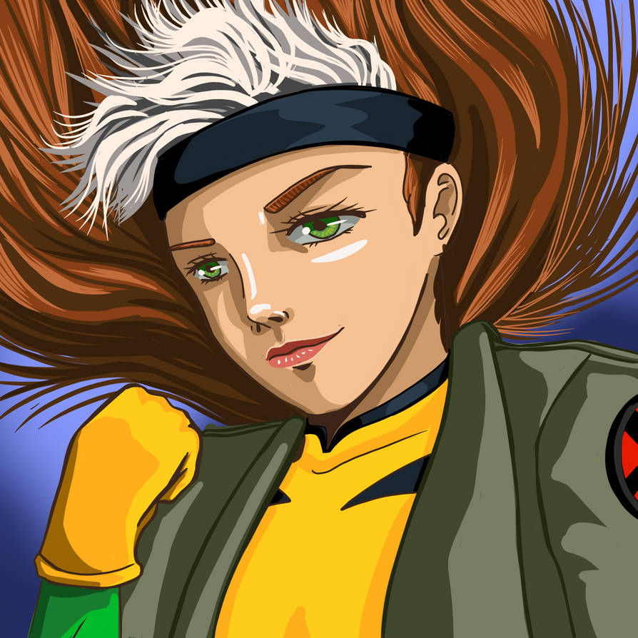 Rogue, X-Men (90's cartoon version) by NonikoH on DeviantArt