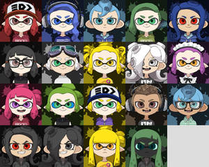 My characters Icons