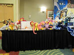 Everfree Northwest 2014 Booth by NerdyKnitterDesigns