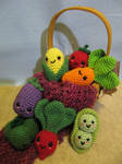 Kawaii Veggie by NerdyKnitterDesigns