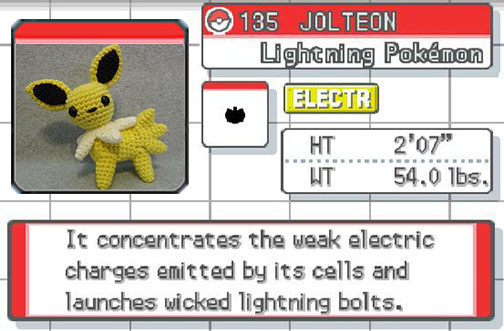 Jolteon  Pokédex