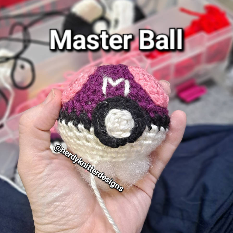Master Pokeball Pattern Master Pokeball by NerdyKnitterDesigns on DeviantArt