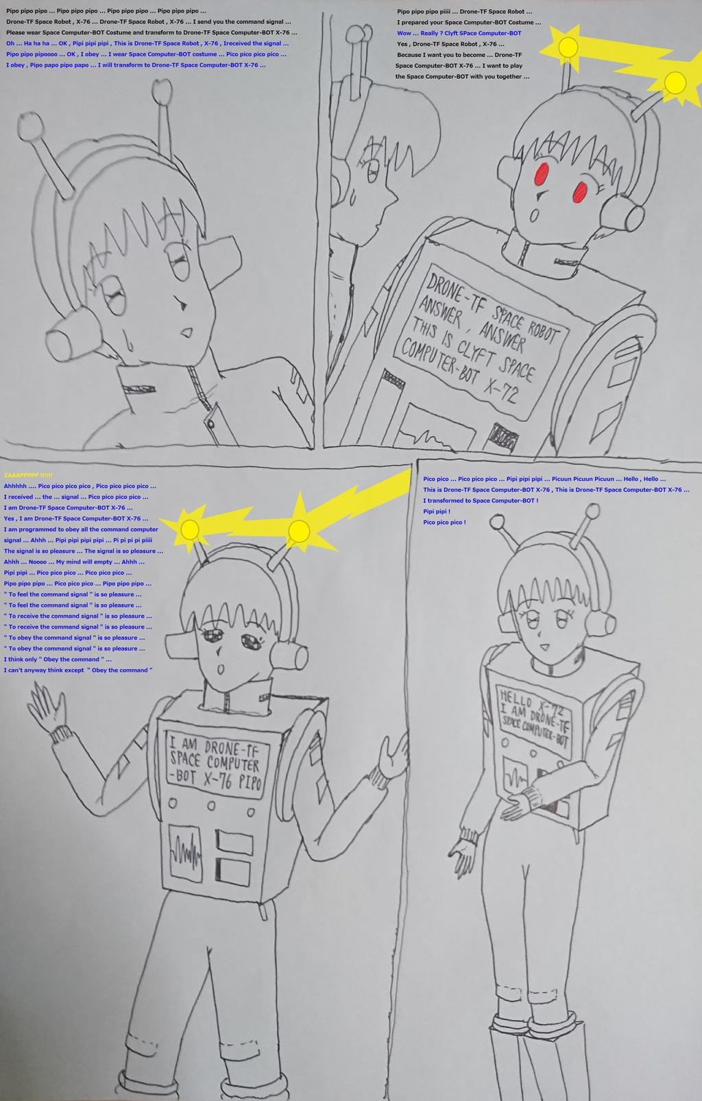 Tech Bot Tf Drone-TF wears Space Computer-BOT Costume by clyftrobot on DeviantArt