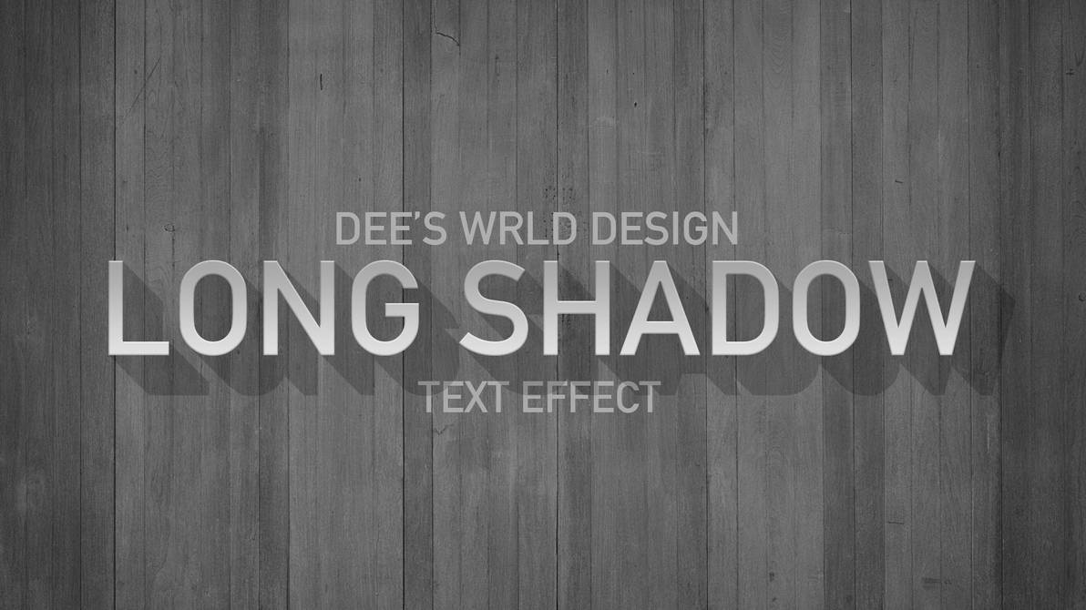DWD Long Shadow Text effect by DeesWrld86 on DeviantArt