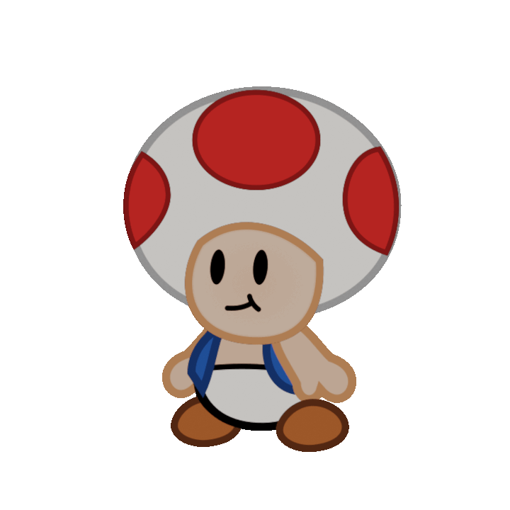 Toad Paperclip Paper Mario - Toad Idle by Pixelmaster005 on DeviantArt