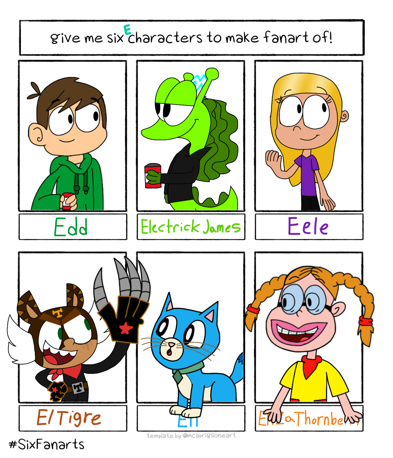 ABC Characters Fanart: E by SunnyJade97 on DeviantArt