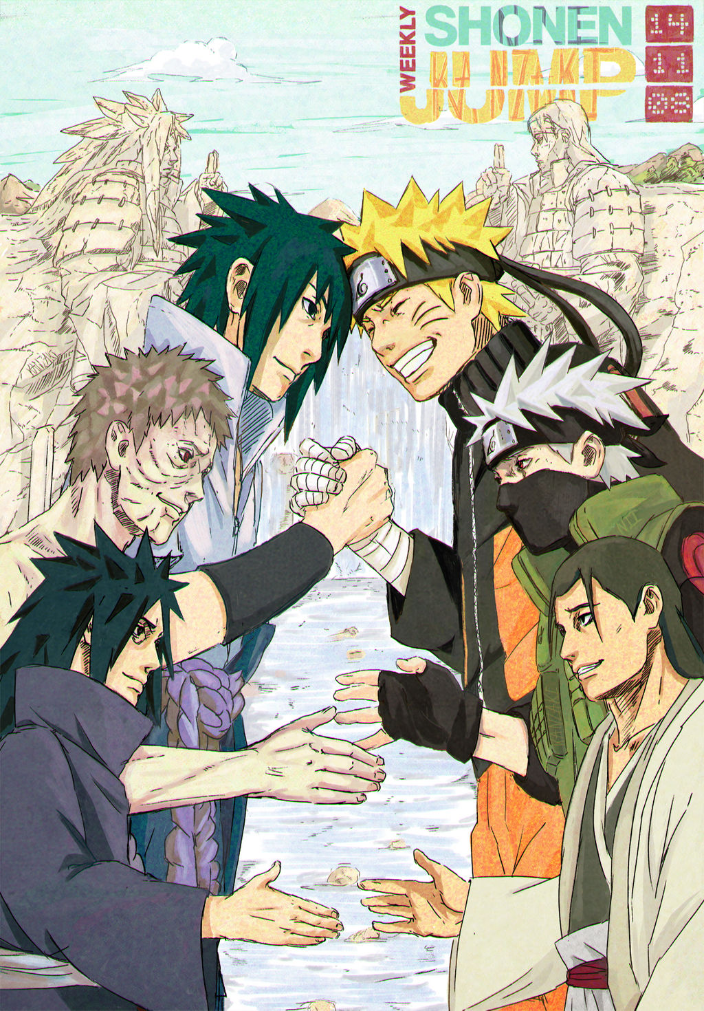 Naruto Shonen Jump cover contest by kanzzzaki on DeviantArt