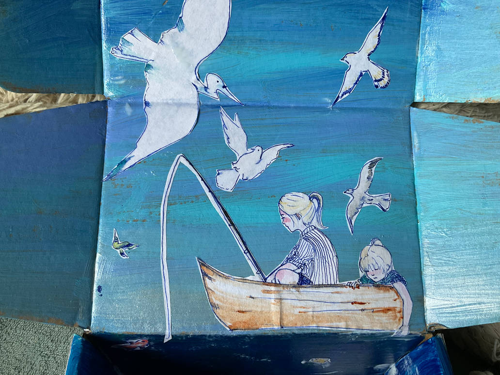 Blue Box Deviantart Inside the Blue Box by LadyLop on DeviantArt