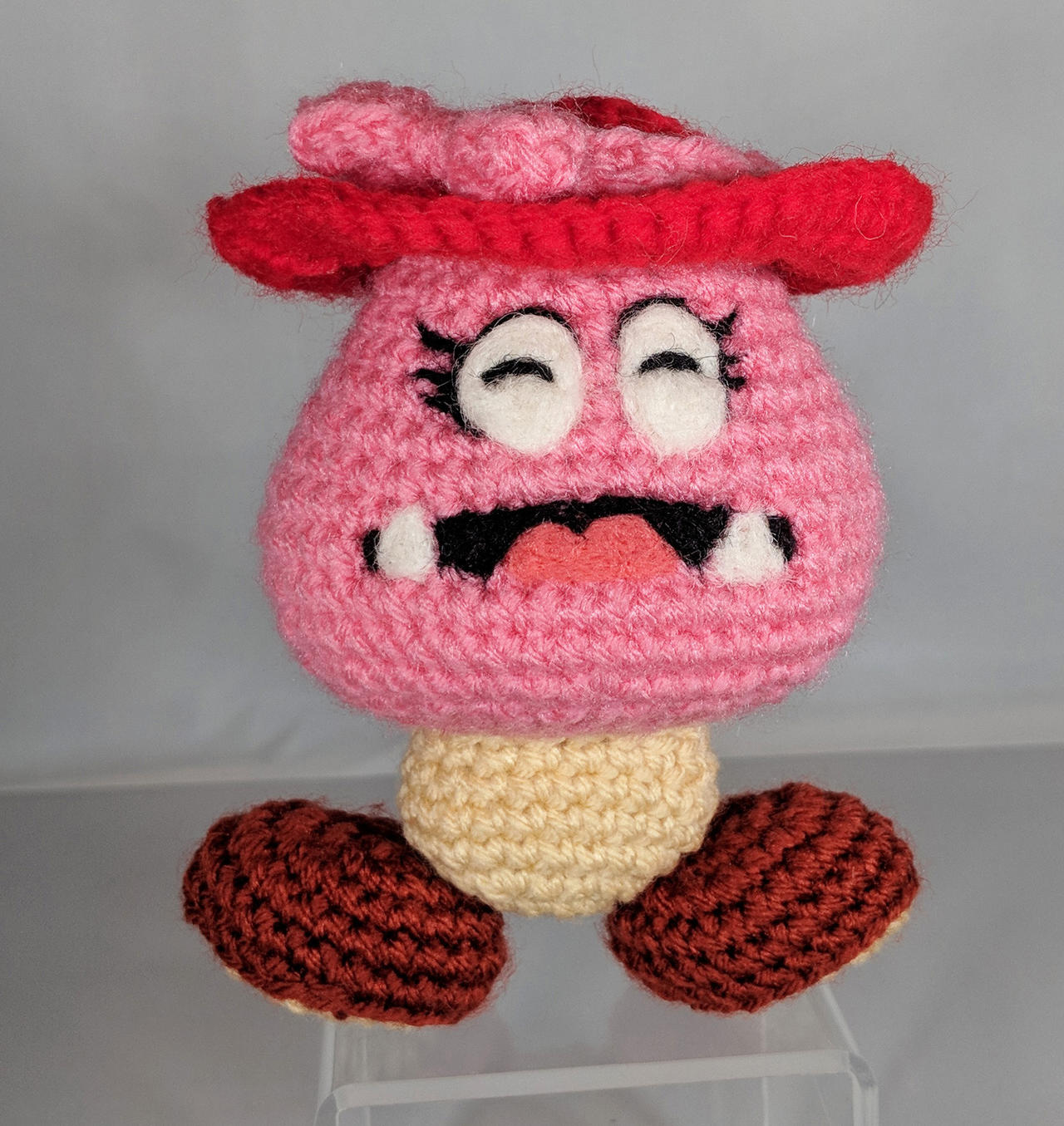 Goombet Goombette crochet plush- Super Mario Odyssey by GlitchStitch-Crochet on ...