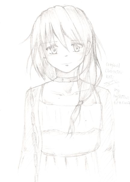 Kate OC sketch by ppeach444